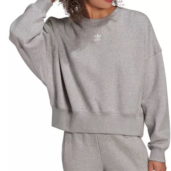 adidas Tops - adidas Originals Women's Adicolor Essentials Fleece Crew Sweatshirt